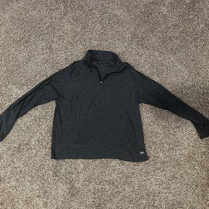 Men's XL Gray Quarterzip